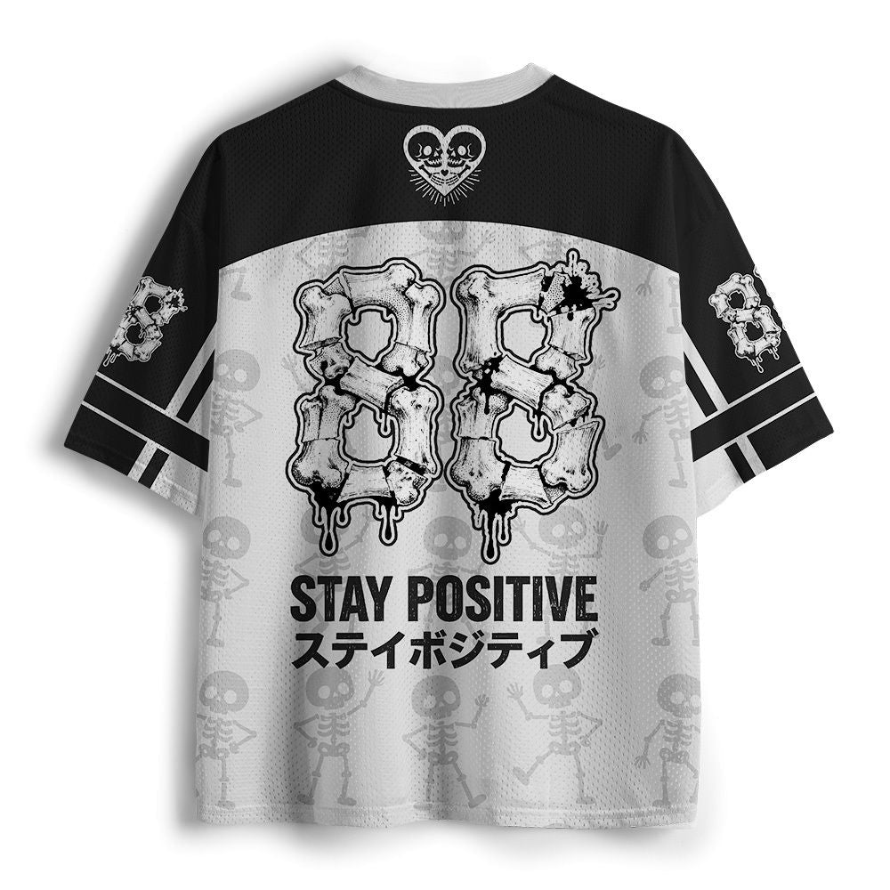 Skull Mesh Jersey for Summer