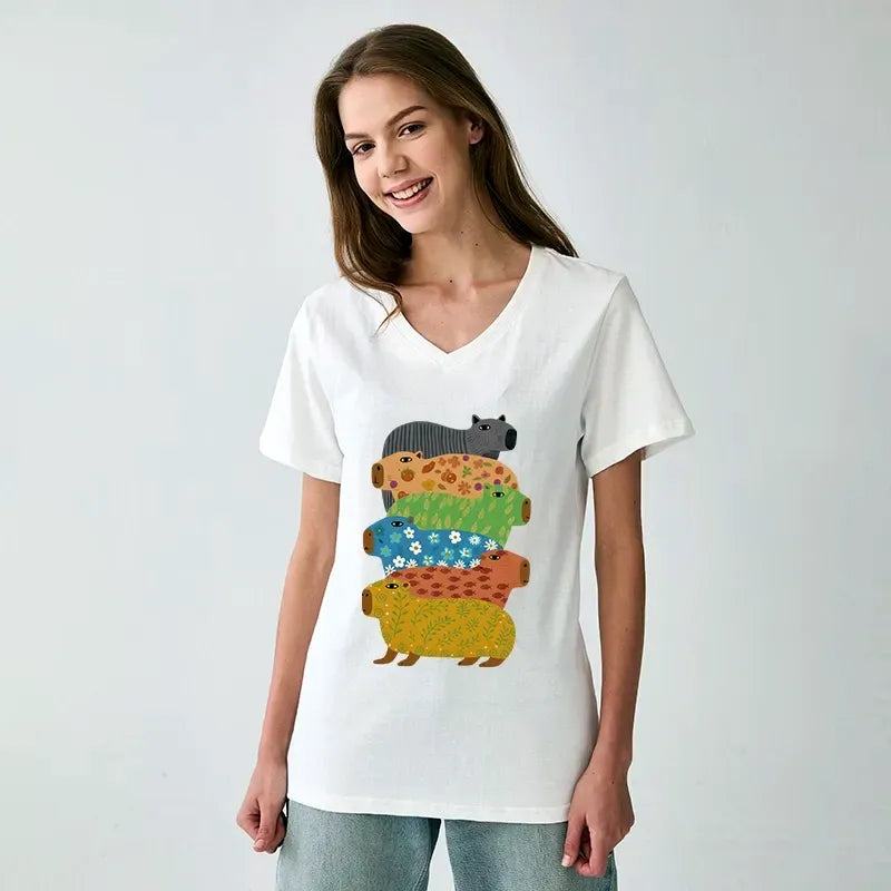 Japanese Culture Capybara T-Shirt Gift Idea