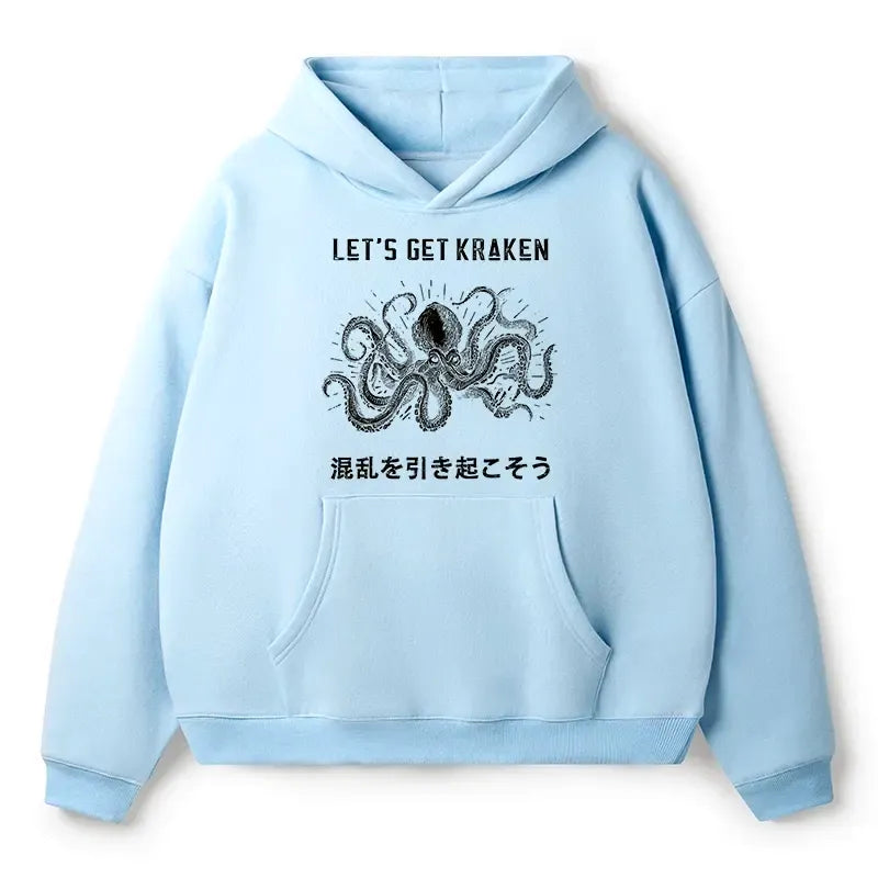 Japanese Octopus Hoodie On Sale