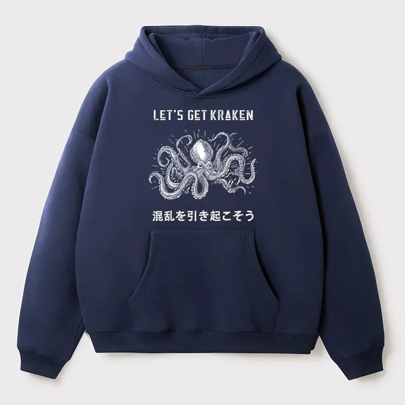 Japanese Octopus Hoodie On Sale