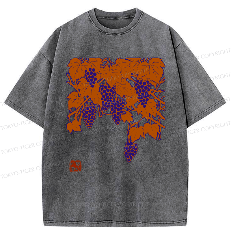 Kyoto Lion Japanese Washed T-Shirt