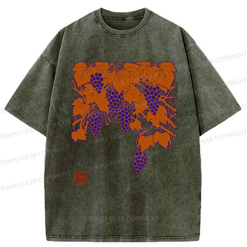 Kyoto Lion Japanese Washed T-Shirt