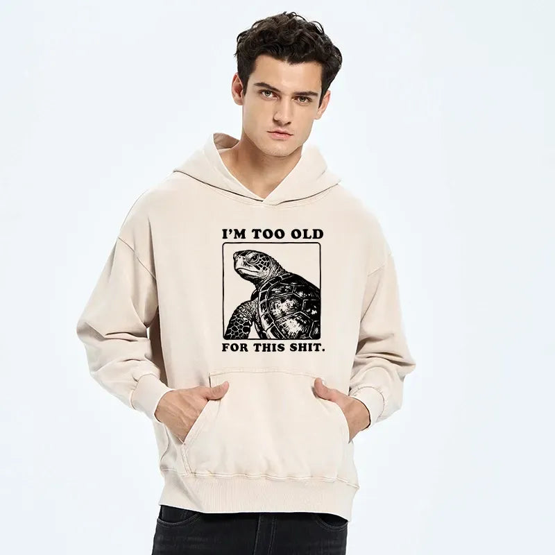 Japanese Washed Hoodie for Daily Wear