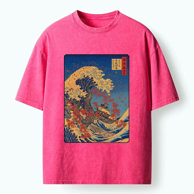 Japanese Ukiyo-e Great Wave T-shirt