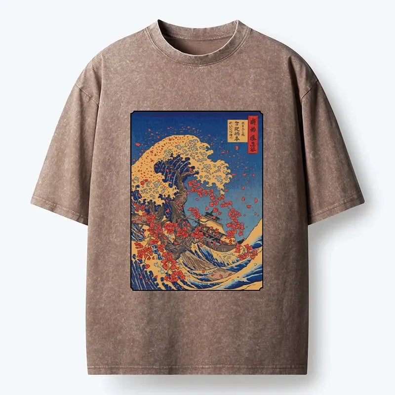 Japanese Ukiyo-e Great Wave T-shirt