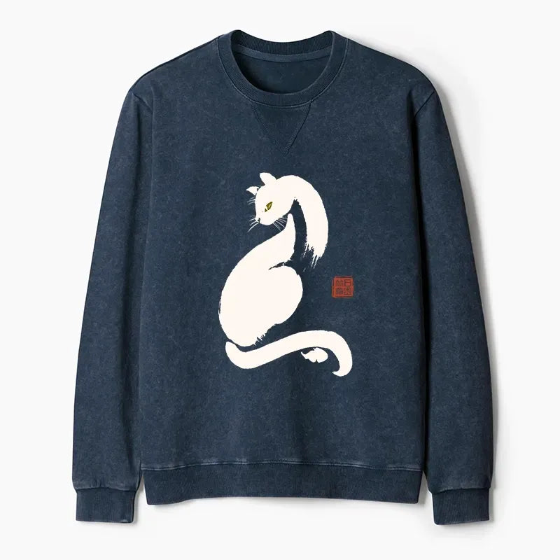 vintage Kyoto wash terry pullover on sale