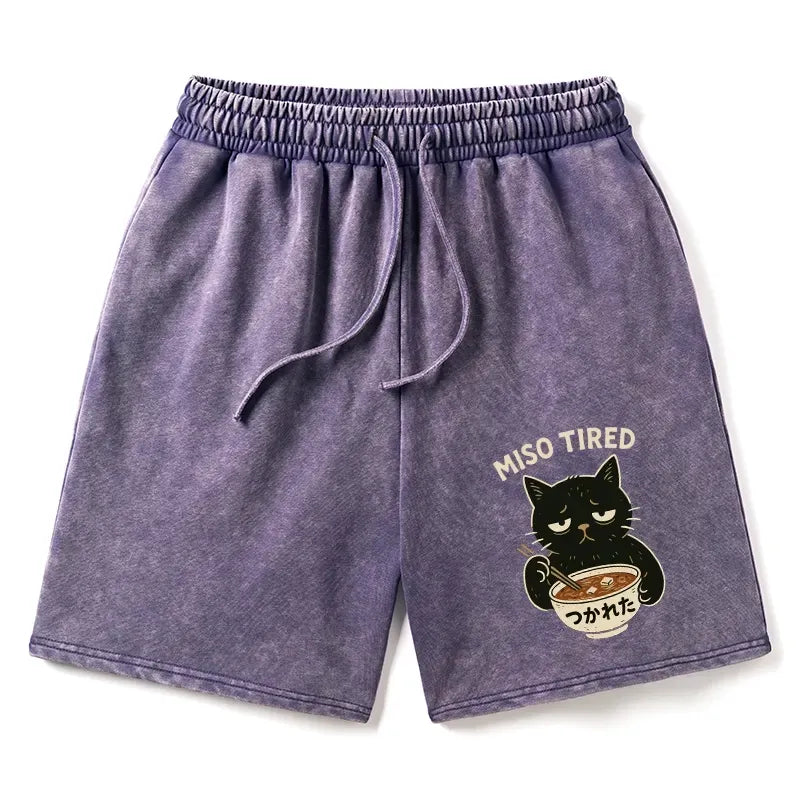 Kyoto-Lion I¡¯m So Tired Washed Shorts
