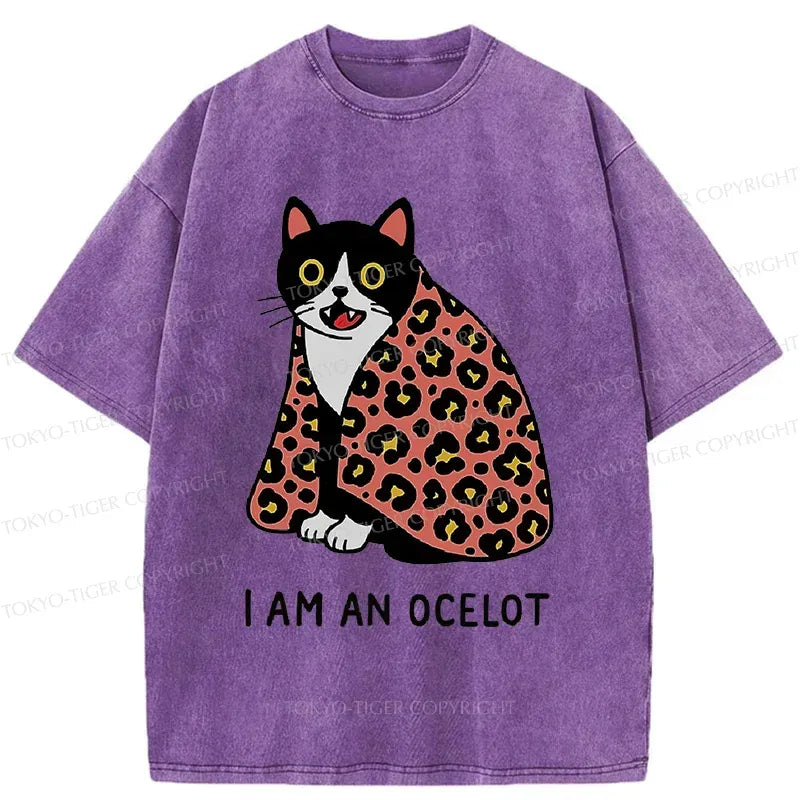 Japanese Ocelot Washed T-Shirt