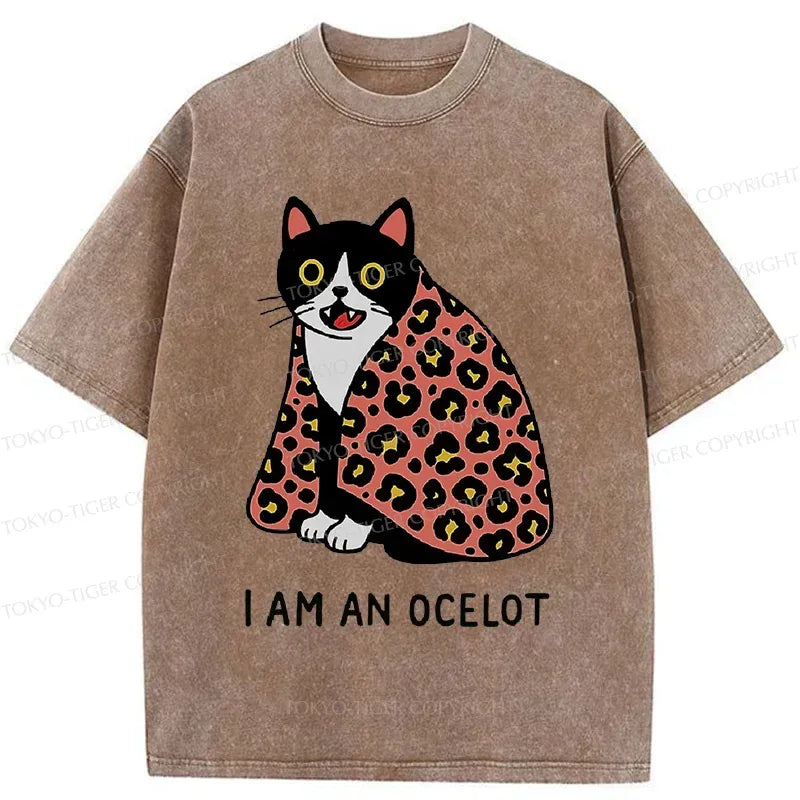Japanese Ocelot Washed T-Shirt