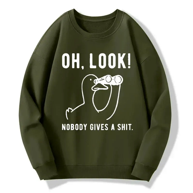 Kyoto-Lion No One Cares About The Duck Classic Sweatshirt