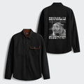 Kyoto-Lion God Is Testing Me Men's Corduroy Work Jacket