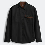 Kyoto-Lion God Is Testing Me Men's Corduroy Work Jacket