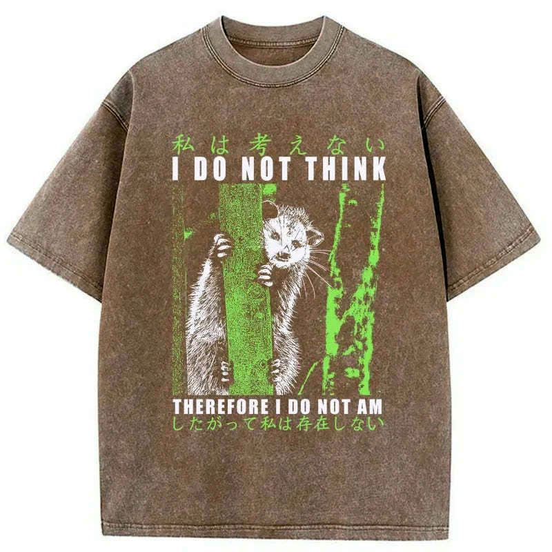 funny stupid possum japan washed tee best seller