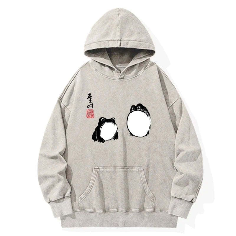 Matsumoto Hoji Frog Hoodie Comfortable Gift