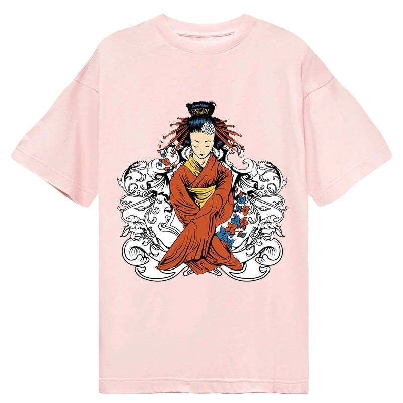 trendy japanese geisha shirt for women