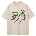 Japanese Washed Frog T-Shirt for Summer