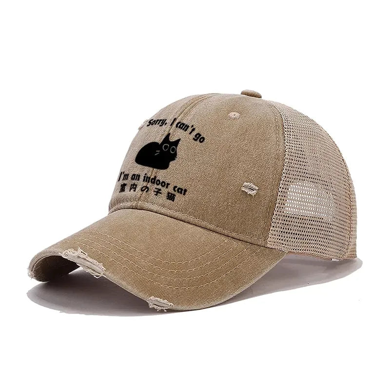 Japanese Washed Trucker Cap for Daily Wear