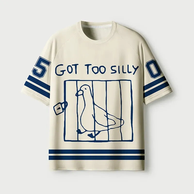 Funny goose T-shirt for summer vacation