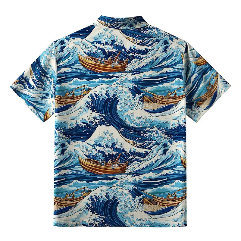 Kyoto Lion Adventure Shirt for Summer