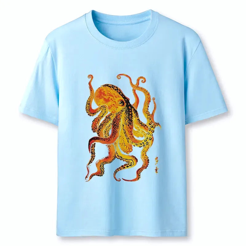 vintage ukiyo-e octopus tee gift