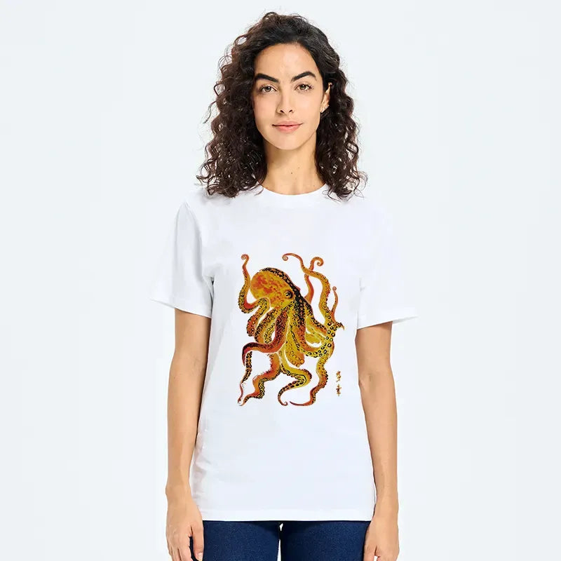 Kyoto-Lion Deep Sea Gorgeous Octopus Classic T-Shirt