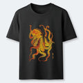 Japanese octopus t-shirt for summer