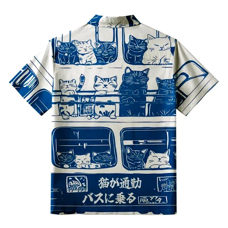 Kyoto Lion Hawaiian Shirt on Sale