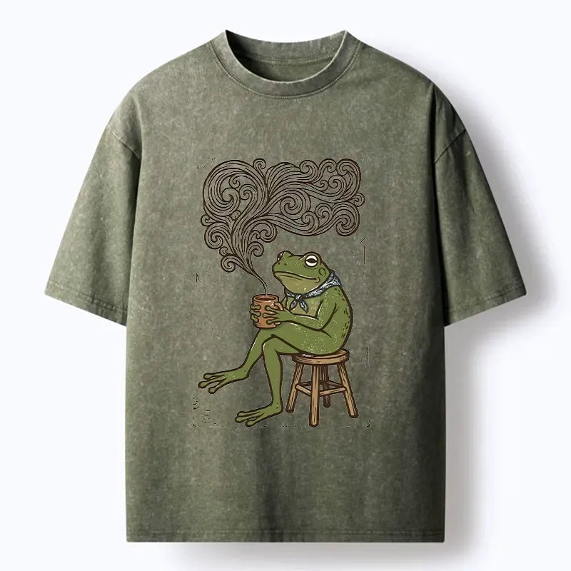 relaxed unisex frog t-shirt gift for him