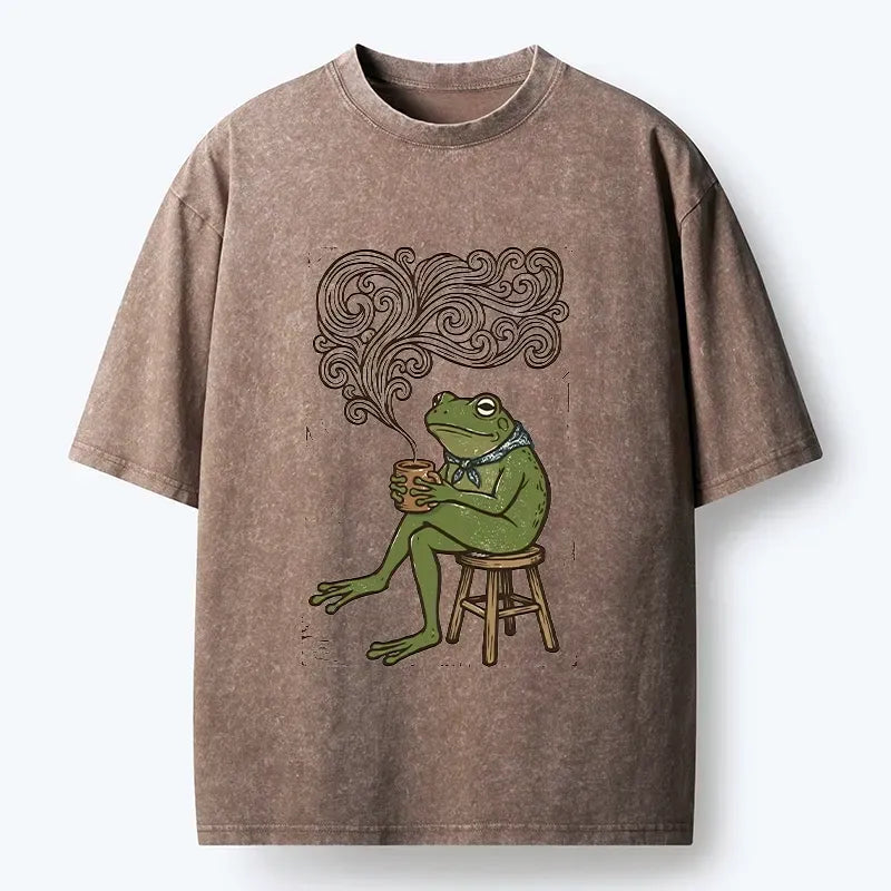 relaxed unisex frog t-shirt gift for him