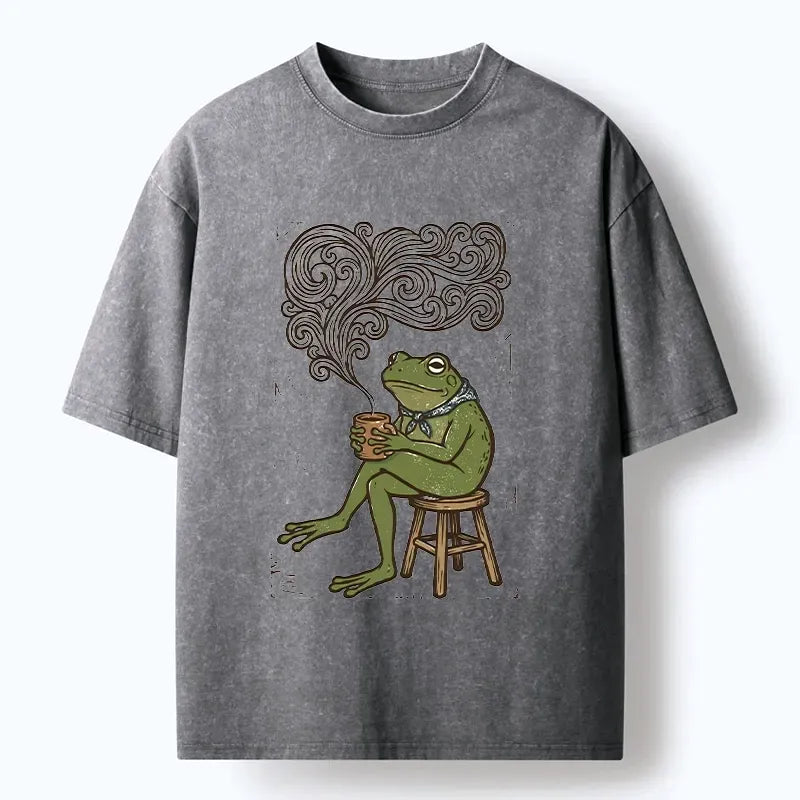 relaxed unisex frog t-shirt gift for him