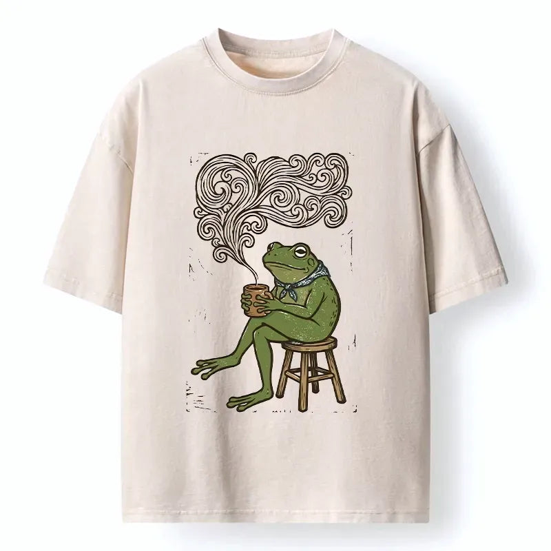 japanese frog t-shirt for daily wear