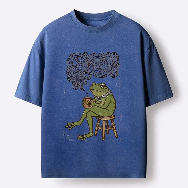 japanese frog t-shirt for daily wear