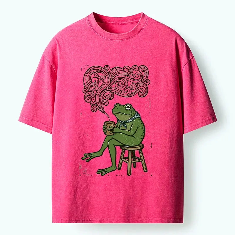 relaxed unisex frog t-shirt gift for him