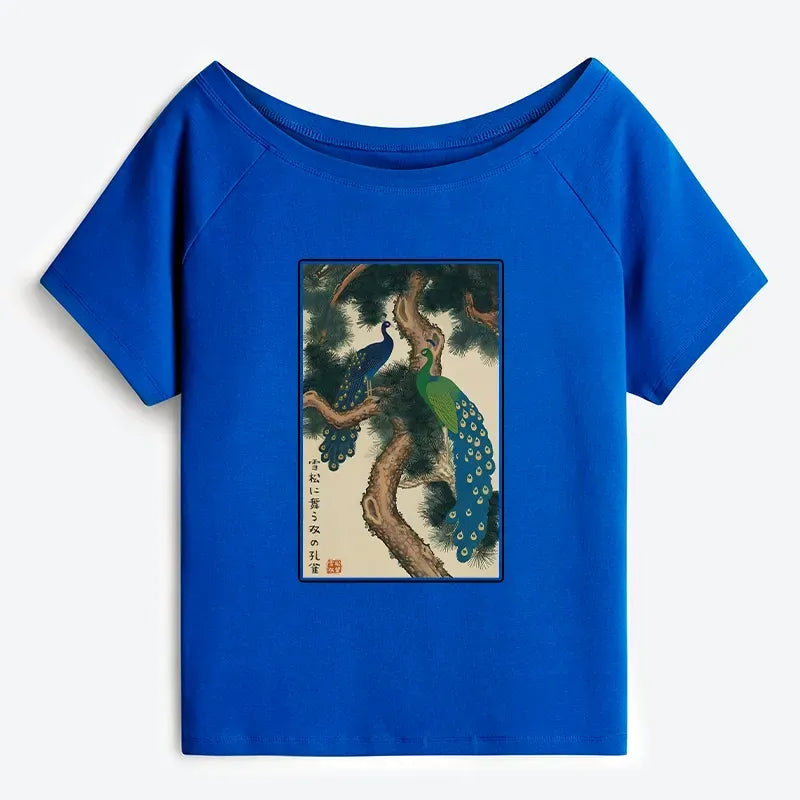 Snowy Pines Women T-Shirt for Gift Idea