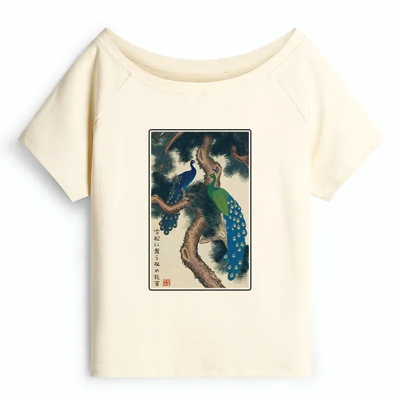 Snowy Pines Women T-Shirt for Gift Idea