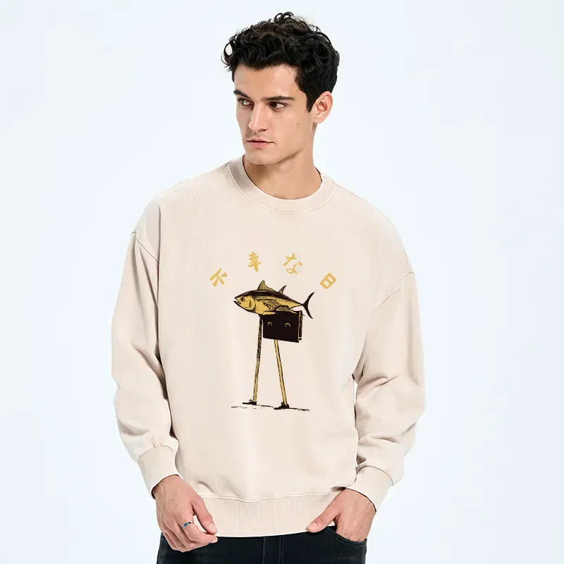 kyoto lion japanese style sweatshirt