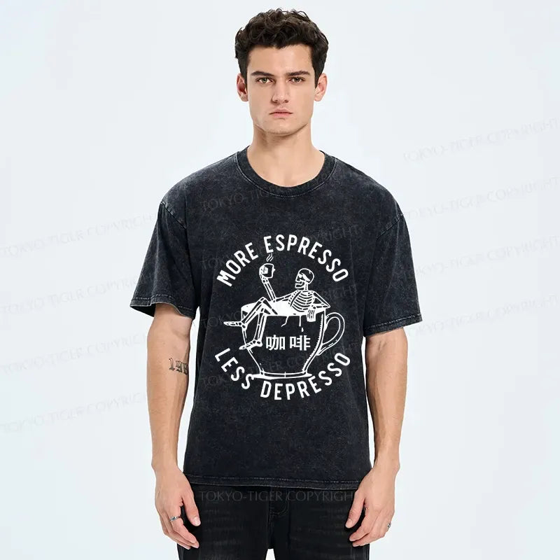Japanese washed t-shirt for daily wear