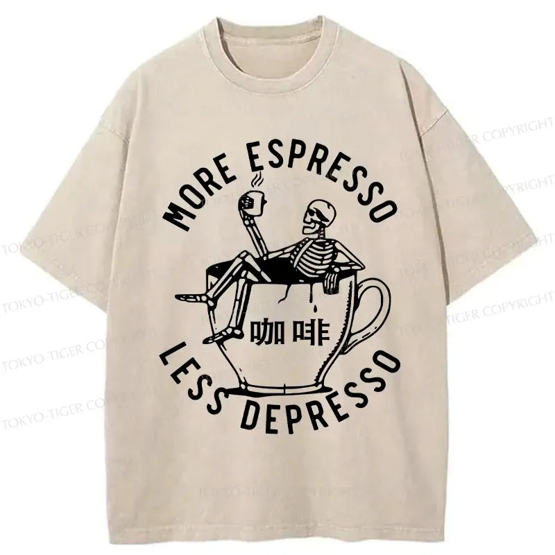 More Espresso Less Depresso funny gift for him