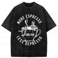 More Espresso Less Depresso funny gift for him