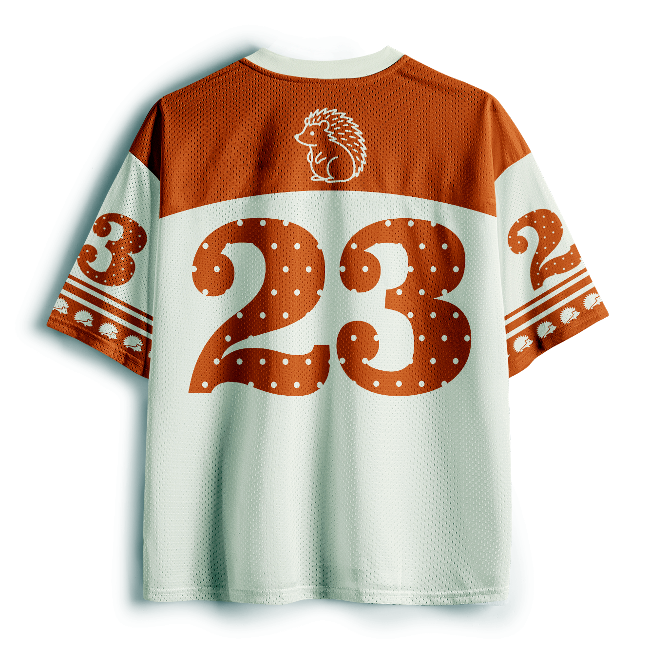 Kyoto-Lion Sarcastic Kindness Meme Hedgehog Wine Mesh Jersey