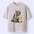 Kyoto Lion Raccoon Coffee Tee Gift for Him