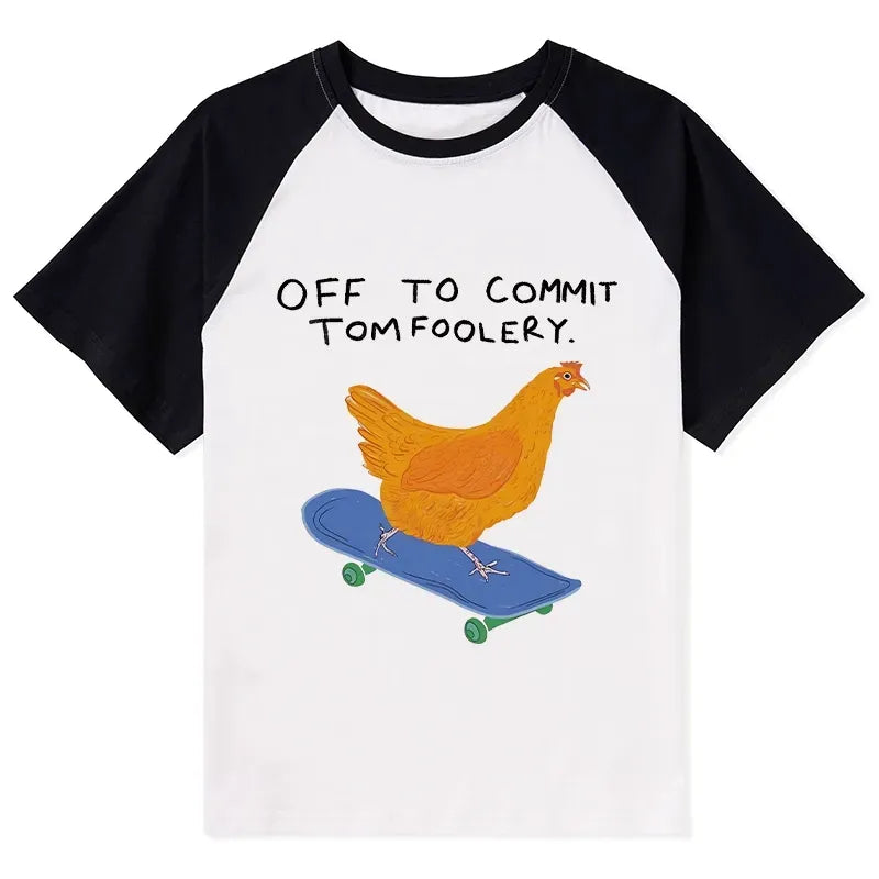 Japanese culture raglan t-shirt