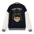 Japanese Kyoto Lion Embroidery Varsity Jacket
