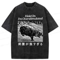 Overstimulated Moo Deng T-Shirt for Meme Lovers