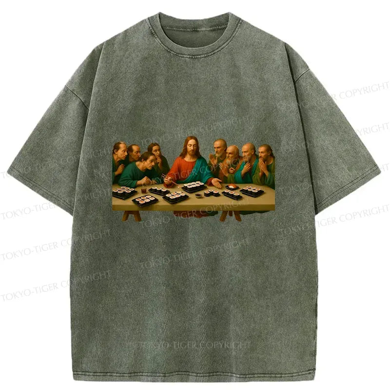 Kyoto Lion Sushi T-Shirt for Summer Vacation