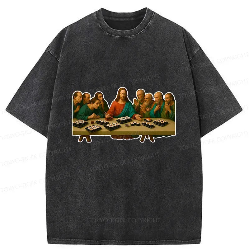 Kyoto Lion Sushi T-Shirt for Summer Vacation