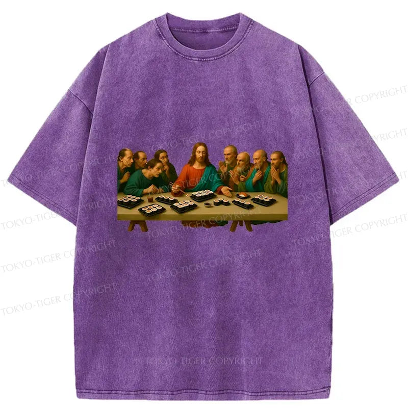 Kyoto Lion Sushi T-Shirt for Summer Vacation