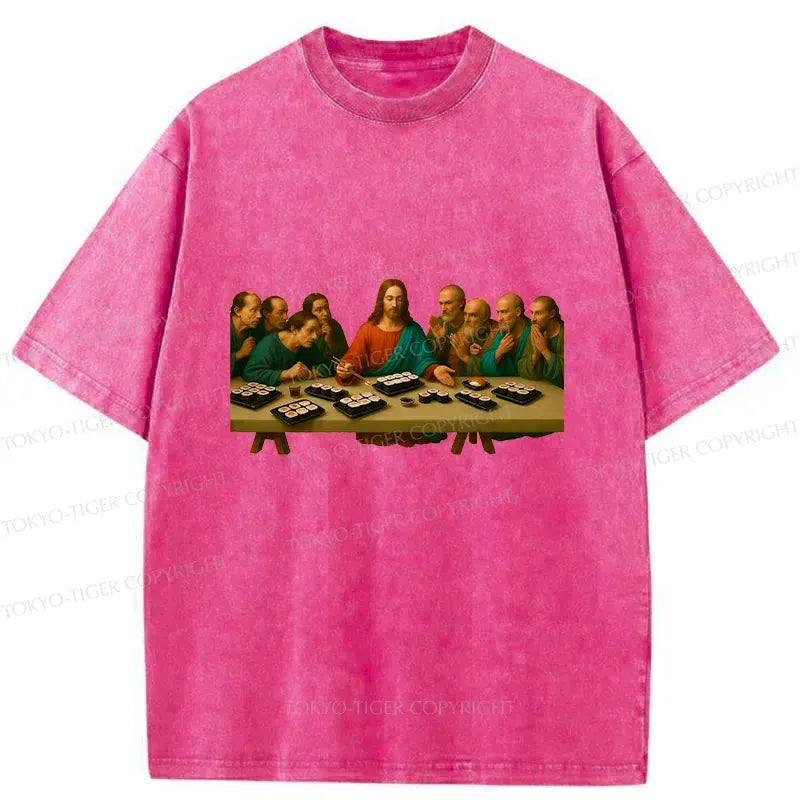 Kyoto Lion Sushi T-Shirt for Summer Vacation