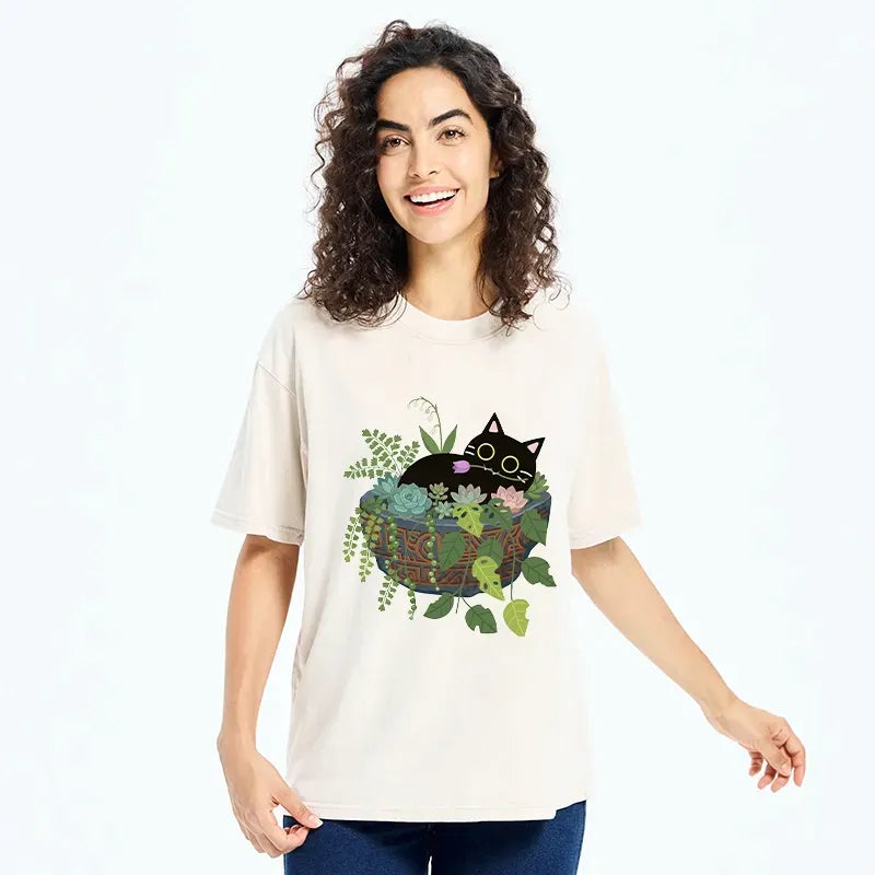 Best seller Japanese cat t-shirt for daily wear