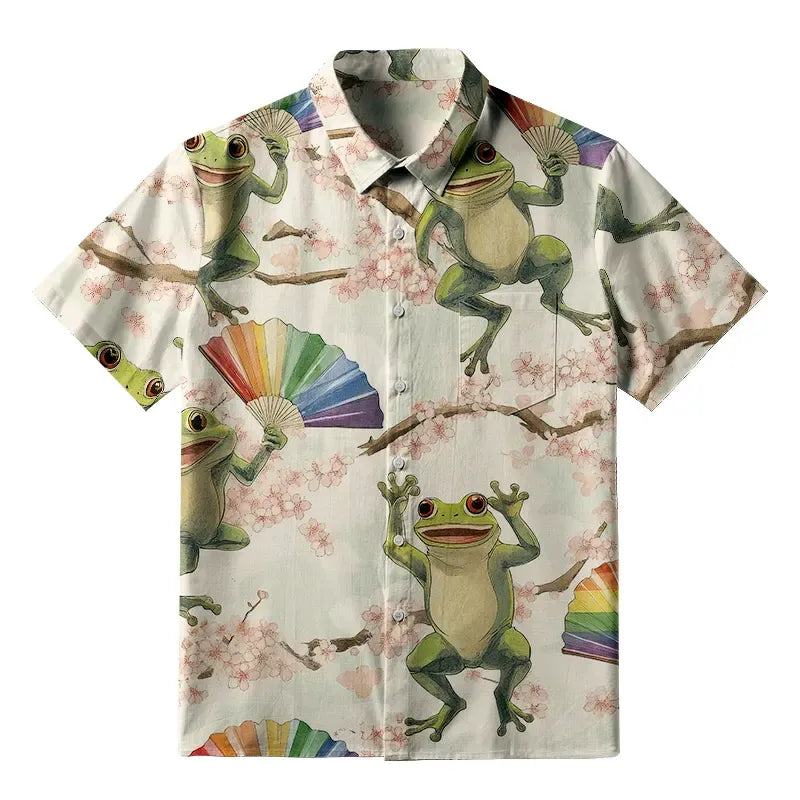 Rainbow Fan Print Shirt for Gift Idea